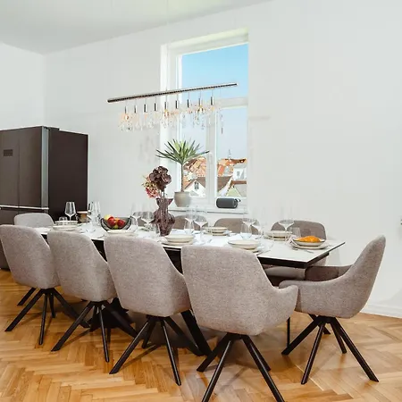 شقة Feelgood Premium Gruppenapartments Fuer Familien & Freundesgruppen - Urlaub Im Kurort In Zentraler Lage Deutschlands